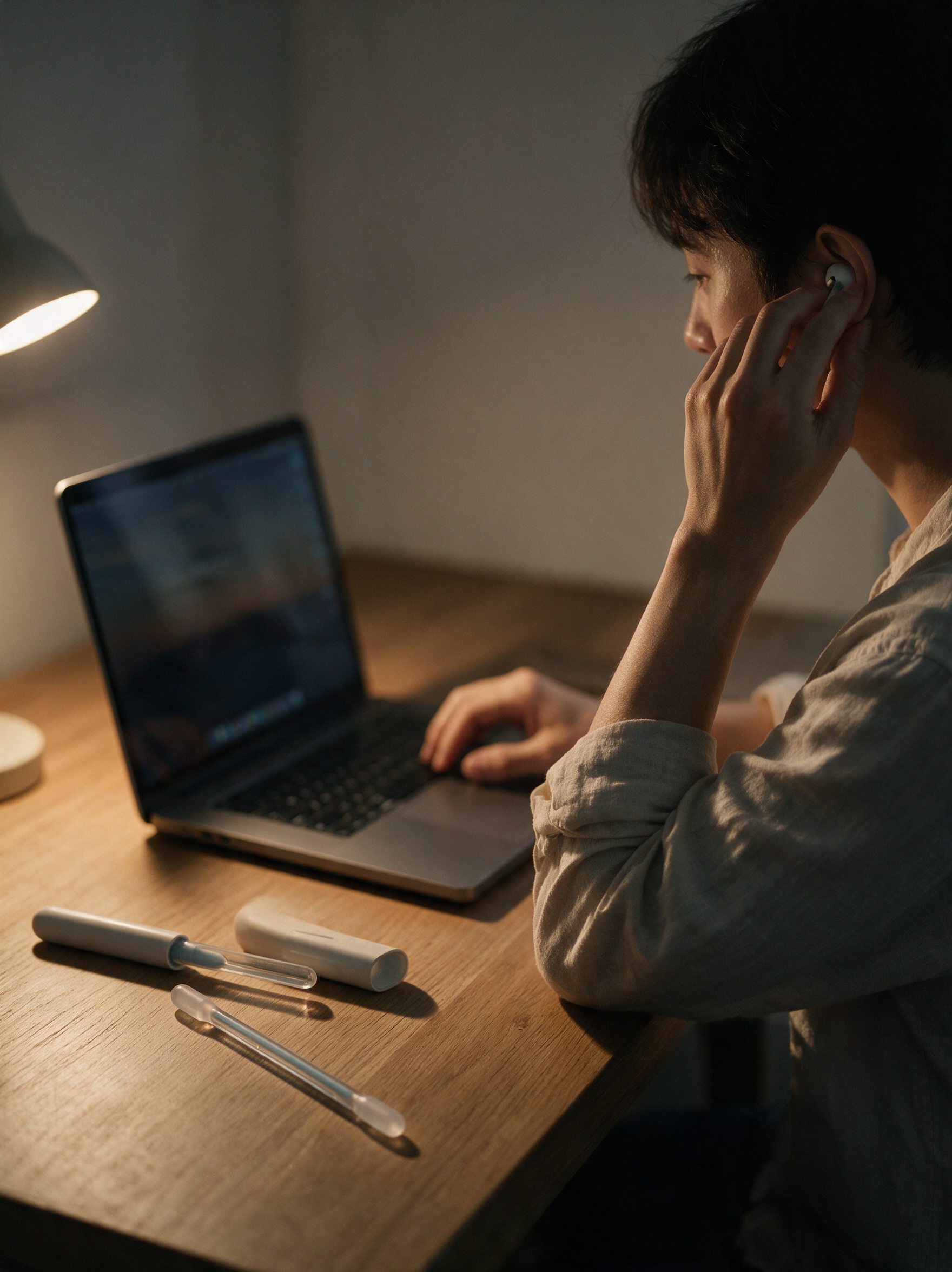 Le soir, apres les ecouteurs