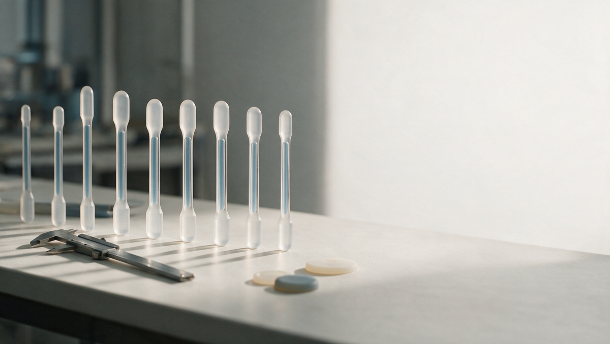 Prototypes Otiva sur un etabli de design